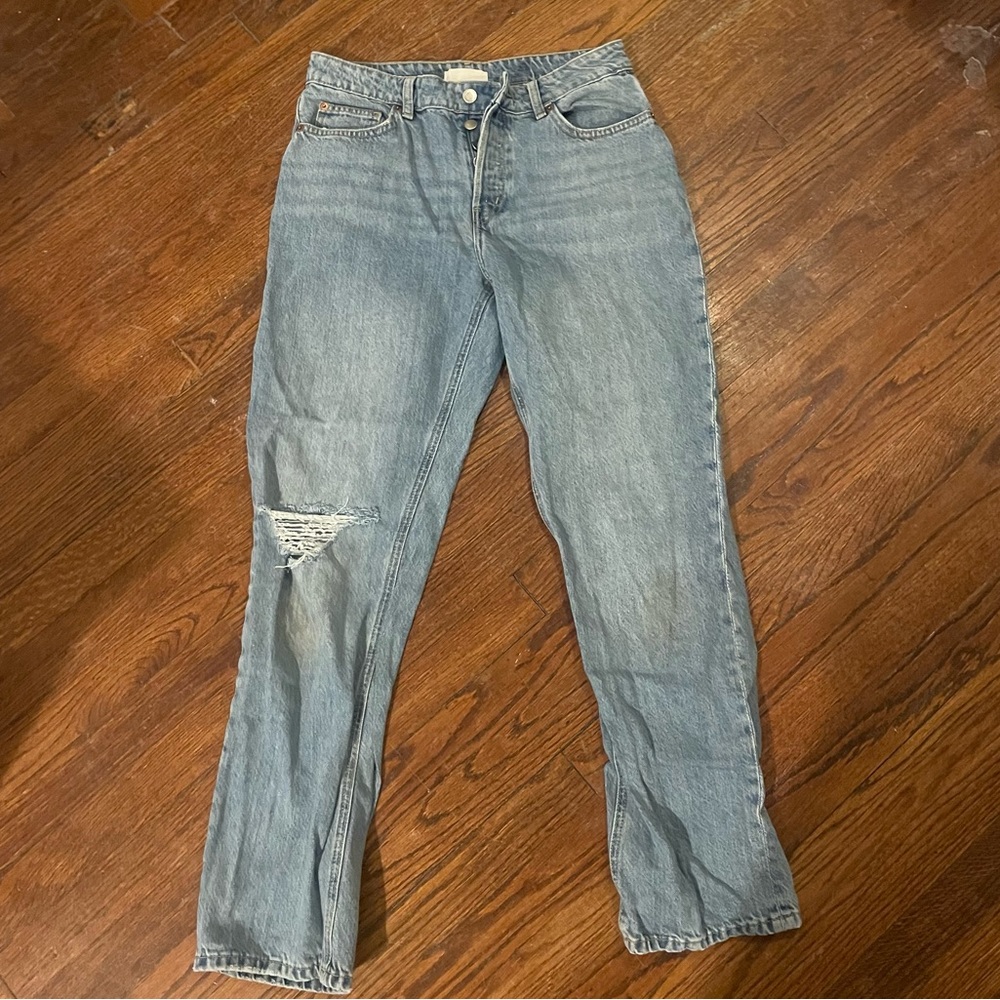 H&M jeans. Super comfy and no flaws!